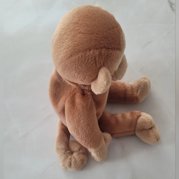 Y2K Bongo Monkey 1995 Retired TY Beanie Baby Stamp Inside Tush Tag - Picture 4 of 8
